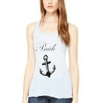 thumbnail image 1 of Women's Bride Anchor Printed Flowy Racerback Tank Top, 1 of 1