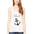 thumbnail image 1 of Women's Bride Anchor Printed Flowy Racerback Tank Top, 1 of 1
