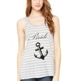 thumbnail image 1 of Women's Bride Anchor Printed Flowy Racerback Tank Top, 1 of 1