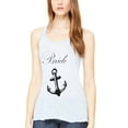 thumbnail image 1 of Women's Bride Anchor Printed Flowy Racerback Tank Top, 1 of 1