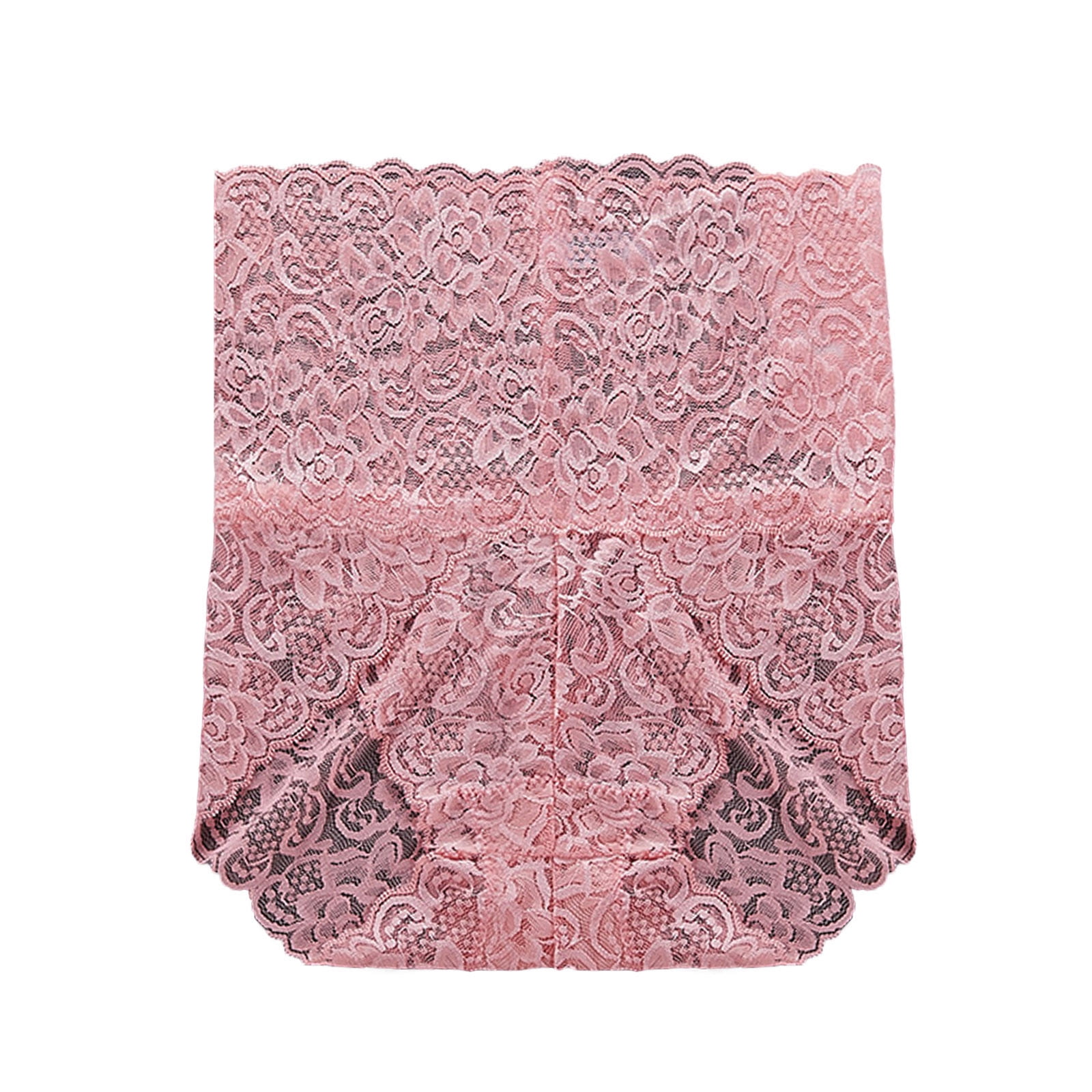 Women's Briefs High Waist Underwear Lace Tummy Control Panties Stretch