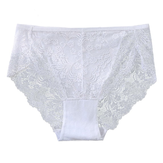 Women's Briefs Lane Swim 24 Womens Cute Underwear Variety Pack Panties Lingerie Women's Briefs Sexy Woman Panties Pack Girls No Show Underwear Size 12 Womens High Waist Women for Women White 4XL