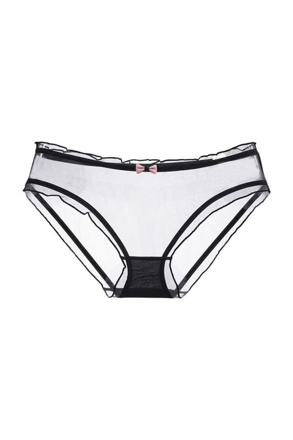 Women's Briefs Lift Panties Padded Mesh Panties Postpartum Womens Breathable Underwear No Show Underwear Women Seamless Ladies plus Size Lower Waist Trainer Leather for Women Pads Black One Size