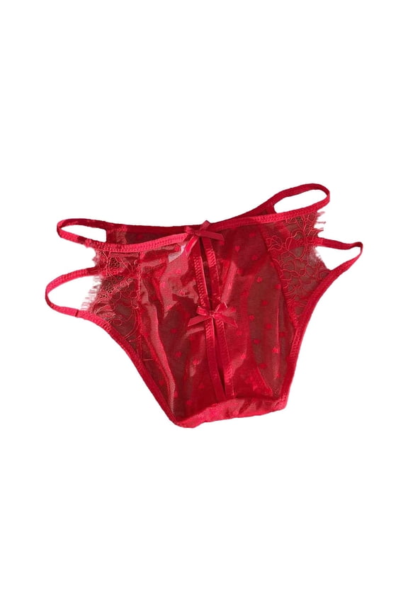 Women's Briefs Mesh Underwear Postpartum Woman's Underwear The Bibs The Knickers Women Boy Shorts Seams Panties Pack Variety High Waist Bikini Thong Panties Sheer Bikini for Women V RD3 One Size
