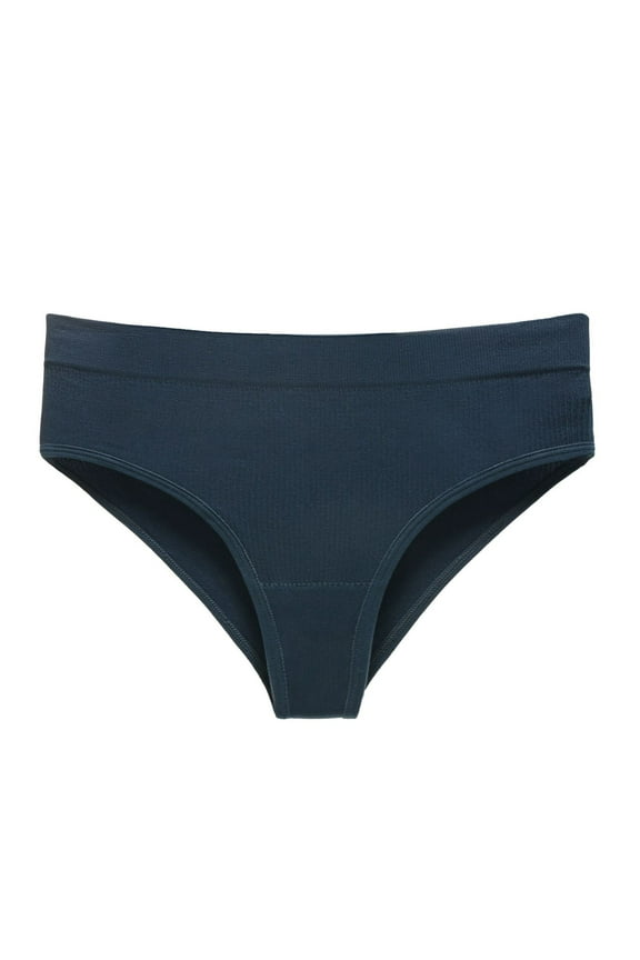 Women's Briefs Non Latex Waist Trainer for Women Slotted Panties Travel Underwear Women High Waist Lace Panties Womens Seamless Boy's Briefs Bikini Underwear Seamless Pack Boxes 100 Items Blue M