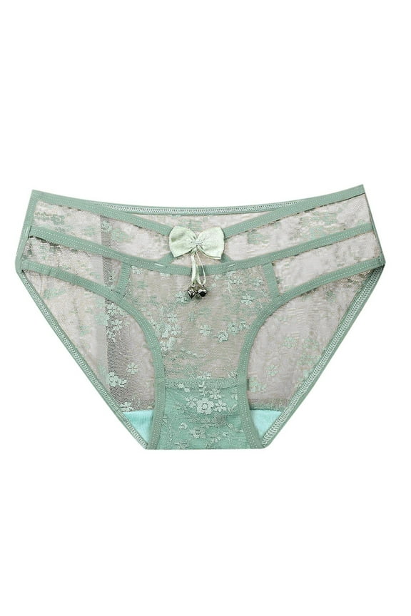 Women's Briefs Open Panties High Waist Panties for Women Bikini Size Small Womens Sexy Underwear No Show Workout Thong Women's Bikini Underwear Women plus Size Womens Set Green L
