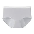 thumbnail image 1 of Women's Briefs Postpartum Underwear with Ice Pack Insert Underwear for Women High Waist Womens Briefs Women Boy Shorts Womens Bikini Panties Seamless Breathable High Waist Grey 2XL, 1 of 5