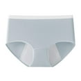 thumbnail image 1 of Women's Briefs Postpartum Underwear with Ice Pack Insert Underwear for Women High Waist Womens Briefs Women Boy Shorts Womens Bikini Panties Seamless Breathable High Waist Blue XL, 1 of 5