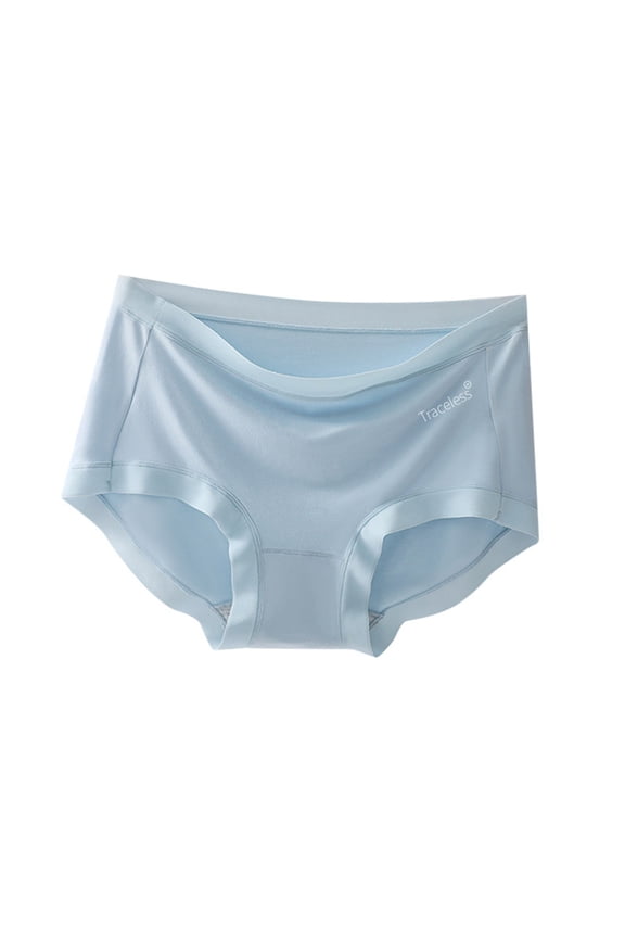 Women's Briefs Pretty Womens Panties Satin Panties for Women Plain Underwear Women Lane 22 24 New Bikini Underwear Lace Bikini Seamless Pack Bras for plus Size G String Thongs Light Blue L