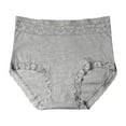 thumbnail image 1 of Women's Briefs Shorts Underwear for Women Vibrating Pantie's with Control Boy Short Panties Women No Show Workout Thong All Previous Lace Thong Underwear for plus Size Seamless Bikini Grey L, 1 of 5