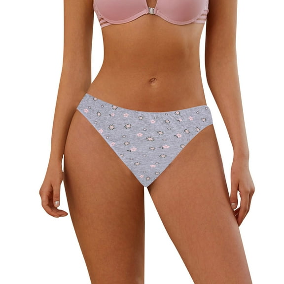 Women's Briefs Shorts Underwear Womens Briefs Maternity Underwear for Women plus Size 14 for Women plus Size Firm Control Panties No Show Seamless Womens Nylon Panties Grey S