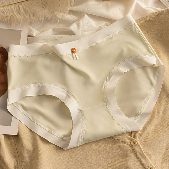 uublik Women's Briefs Soft Underwear Super Stretchy Briefs Full Coverage Panties Women Underwear Seamless Green