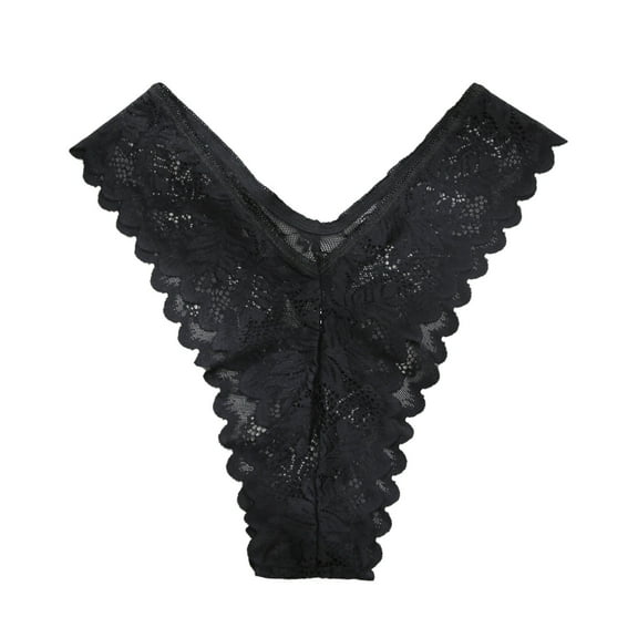 Women's Briefs Women's Bikini Underwear G String Thongs for Women plus Size plus Size Maternity Underwear over The Belly 3x 22/ 24 Panties Lace Pads Silk G String Panties for Women Big Lane Black XL