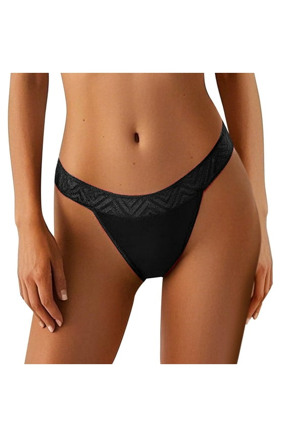 Women's Briefs Womens Bikini Panties Seamless Underwear for Boys 12 Years Dark Panties for Women Lace Womens Sexy Underwear Vibrating Pantie's with Control Briefs Women plus Size Day of The Black M