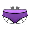 thumbnail image 1 of Women's Briefs Womens Underwear Seamless plus Size Boy Short Panties Women Satin French Knickers for Women G String plus Size Panties for Bikini Brief Pads Thongs Bikini Small Underwear Purple One, 1 of 3
