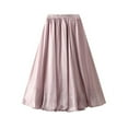 thumbnail image 1 of Women's Bright Silk Pearlescent Design Sense Umbrella Skirt plus Size Skirts for Women 3x Two Piece Skirt Set Denim Midi Skirts Full Bed Skirts Metallic Skirt And Top Mini Skirt Leather Mini Skirt, 1 of 6