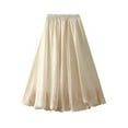 thumbnail image 1 of Women's Bright Silk Pearlescent Umbrella Skirt Elegant Flowy Design Comfortable Lightweight Fashionable Stylish Casual Party Wear, 1 of 1