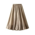thumbnail image 1 of Women's Bright Silk Pearlescent Umbrella Skirt Elegant Flowy Design Comfortable Lightweight Fashionable Stylish Casual Party Wear, 1 of 1