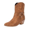 thumbnail image 1 of Women's British And Winter Women's Boots With Belt And Thick Heel Short Boots, 1 of 9