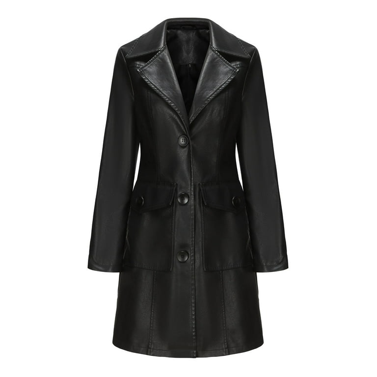 Women s British Coat Solid Long down Jacket for Women Color Lapel Single plus Coat Women s Snow Jacket plus Size Double Wool Coat Women plus Size Fall Jacket Walmart