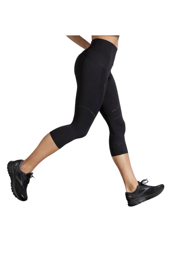 Women's Brooks 221522 Method 3/4 Crop Tight (Black M)