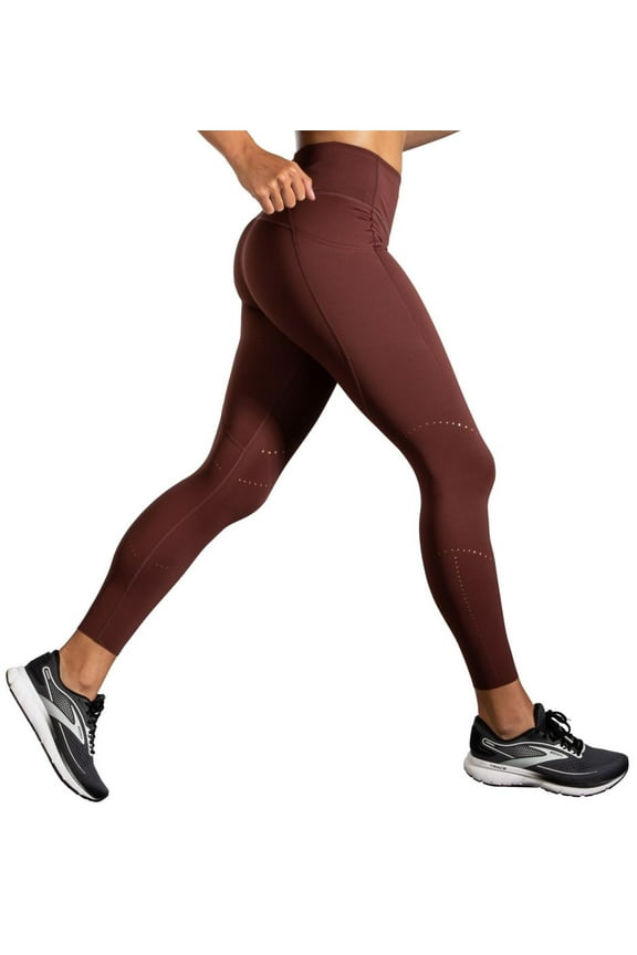 Women's Brooks 221524 Method 7/8 Length Crop Tight (Run Raisin S)