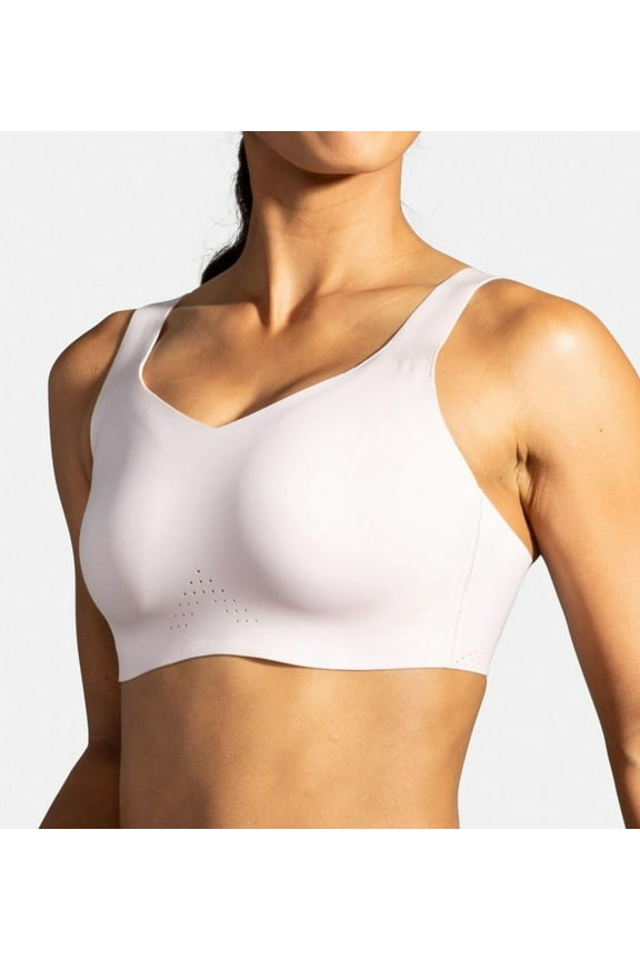 Women's Brooks 350078 Dare Underwire Sports Bra (Rosewater 34DD)
