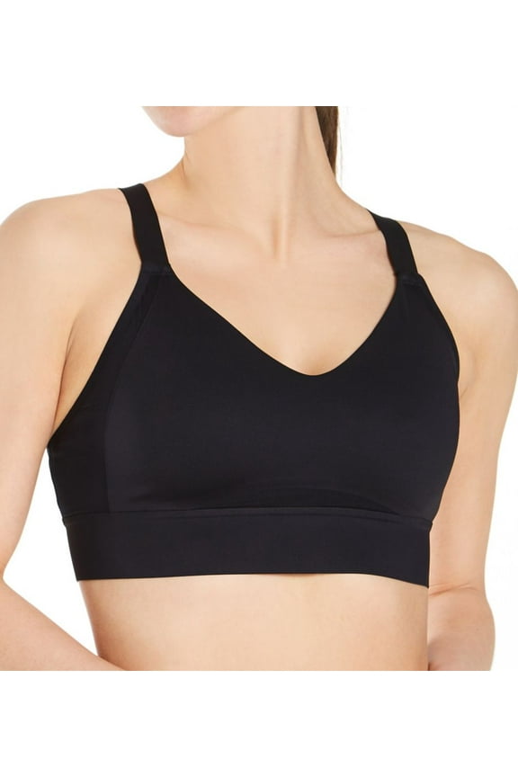 Women's Brooks 350082 Drive Interlace Sports Bra (Black 36A/B)