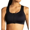 thumbnail image 1 of Women's Brooks 350083 Dare Zip Front 2.0 DriLayer Sports Bra (Black 32C/D), 1 of 1
