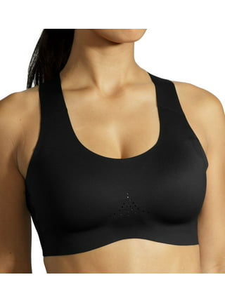 Buy Brooks Women's Zip 2.0 Sports Bra for Running, Workouts & Sports,  Black, 32A/B at