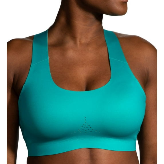 Women's Brooks 350084 Dare Crossback 2.0 DriLayer Sports Bra (Nile Green 40DD/E)