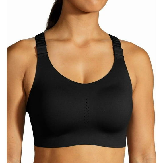 Women's Brooks 350085 Dare Racerback 2.0 DriLayer Sports Bra (Black 38B)