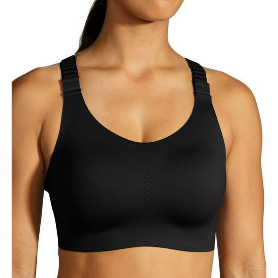 Women's Brooks 350085 Dare Racerback 2.0 DriLayer Sports Bra (Black 38G)