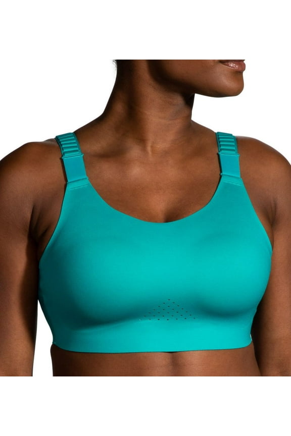 Women's Brooks 350086 Dare Scoopback 2.0 DriLayer Sports Bra (Nile Green/Mint 36A/B)