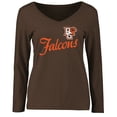 thumbnail image 1 of Women's Brown Bowling Green St. Falcons Dora Long Sleeve T-Shirt, 1 of 2