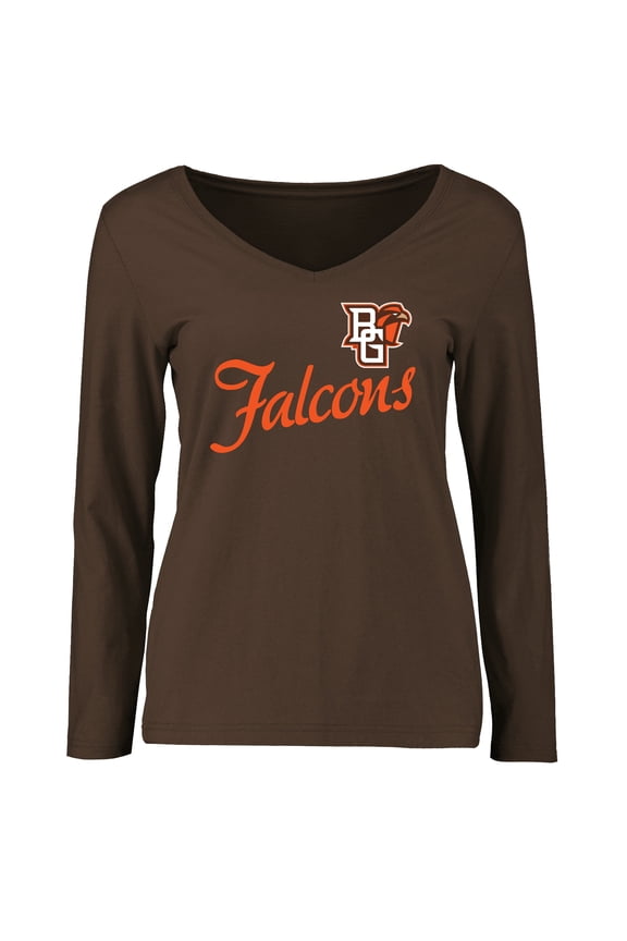 Women's Brown Bowling Green St. Falcons Dora Long Sleeve T-Shirt