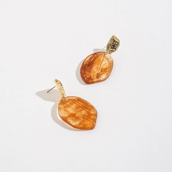 Women's Brown Sienna Drop Earrings by Howard's