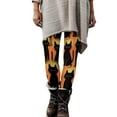 thumbnail image 1 of Women's Brushed Christmas Halloween Ankle Length Seasonal Printed Leggings, 1 of 6