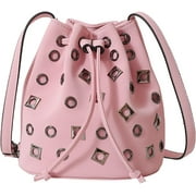 Womens Bucket Bag, Rivet Purse Mini Leather Hobo Bag Y2K Popular Rivet Crossbody Bag Bucket Handbag