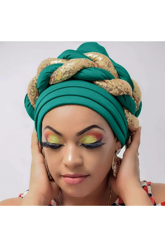 Women's Bucket Hats Fashion Women Beading Braid Hat Muslim Ruffle Cancer Beanie Wrap Cap Sleep Caps Satin Lined Hair Bonnets Women's Accessories