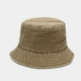thumbnail image 1 of Women's Bucket Hats Washed Cotton Retro Fisherman'S Hat Fashionable Men'S And Women'S Outdoor Sun Sun Visor Women's Accessories Bucket Hats, 1 of 5