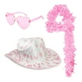 thumbnail image 1 of Women's Bucket Hats Women'S Western Cowboy Hat Scarf Eyeglasses 3 Piece Set Women's Accessories Bucket Hats, 1 of 2
