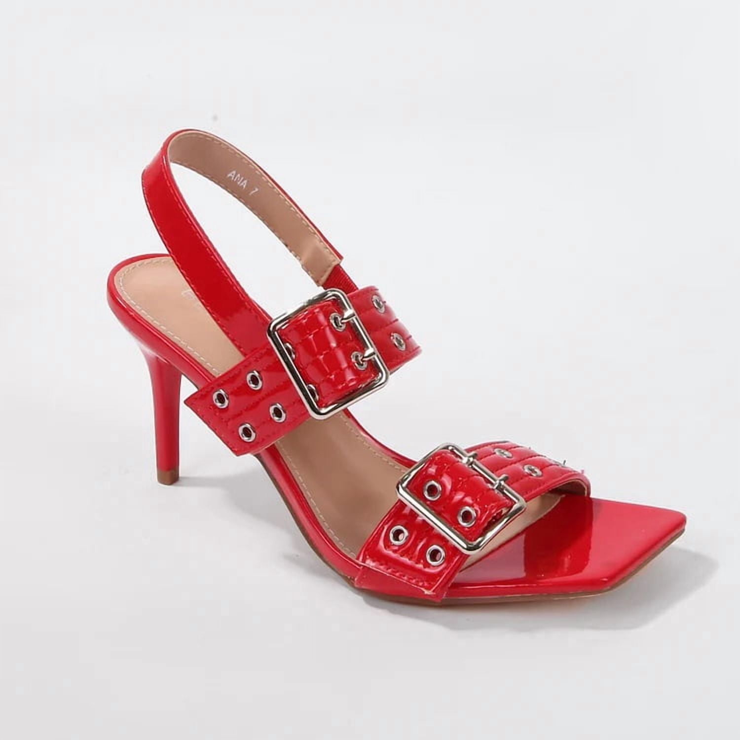 Women’s Buckled Stiletto Heel Sandals
