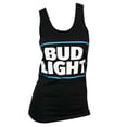 thumbnail image 1 of Women's Bud Light Beer Black Tank Top-Large, 1 of 1