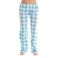 thumbnail image 1 of Women's Buffalo Plaid Pajama Pants: Color Block Sleep Bottoms with Drawstring - Soft Flannel Lounge Wear for Winter Comfort, 1 of 4