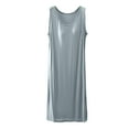 thumbnail image 1 of Women's Built In Bra Nightwear Plus Size Full Slip Dresses Nightgown Sleeveless Soft Lounge Sleepwear Nightgowns, 1 of 5