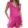 thumbnail image 1 of Women's Built-In Bra Shorts with Pockets | Trendy Floral Lace Trim Swimsuit Romper | Must-Have Summer Essential, 1 of 6