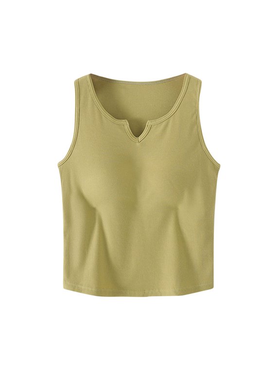 Women's Built in Bra Cami, Wireless Padded Sleep Top, Stretchy loungewear Tank for Everyday ease, Light Support Layering Undershirt