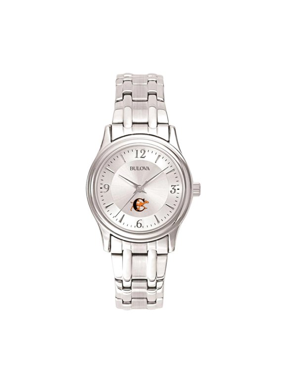Women's Bulova Silver Campbell Fighting Camels Stainless Steel Quartz Watch