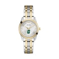 thumbnail image 1 of Women's Bulova Silver/Gold Charlotte 49ers Classic Two-Tone Round Watch, 1 of 1